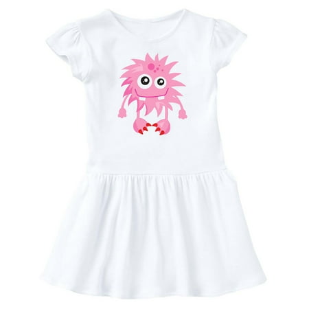 

Inktastic Furry Monster Little Monster Pink Monster Gift Baby Girl Dress