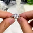 thumbnail image 4 of K-KED Fashion Women Marquise Cut Cubic Zircon 925 Silver Filled Rings Wedding Jewelry-9, 4 of 6