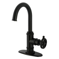 Kingston Brass KSD8500CG Fuller Single-Handle Bar Faucet, Matte Black