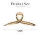 thumbnail image 2 of Pinza para el pelo, pinza para el pelo rubio, pinza para el pelo de tiburón, horquilla de metal, accesorios grandes para el cabello para mujeres y niñas, 2 of 5