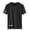 Black, variant on Men Summer Round Neck Loose Fit Ice Silk Short Sleeve Stretch Breathable Cool T Shirt