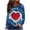 *1-Red, variant on No Boundarie Women's Plus Valentine's Day Heart Tops,Ladies Long Sleeve T-Shirts,Crewneck Tie Dye Tees For Women,Khaki,S-5XL