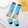 thumbnail image 6 of Saiise Bluey Funny Socks Men Women Boys Kids Adults Novelty Graphic Crew Tube Socks Crazy Design Casual Dress Socks for Sports,Running,Travel, 6 of 7