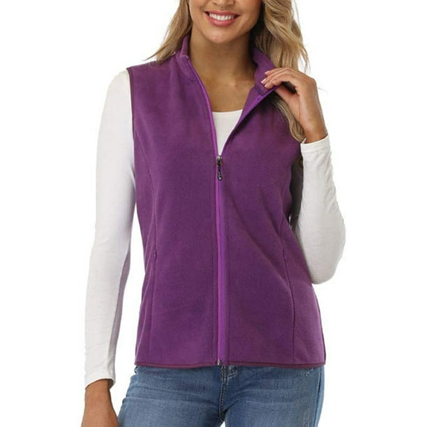 Fleece waistcoat best sale womens
