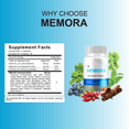 thumbnail image 2 of (5 Pack) Memora Memory & Focus, Mem Ora Advanced Supplement (300 Capsules), 2 of 9