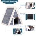 thumbnail image 6 of Petsfit Outdoor Cat House Weatherproof, Outside Feral Cat House with Escape Door,Outdoor Indoor Pet House for Small Animal,Solid, 6 of 9