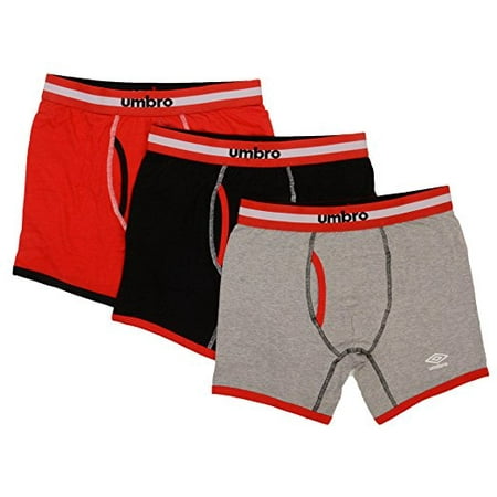 Umbro Men's 3-Pack Premium National Team Boxers Briefs Underwear - Canada -
