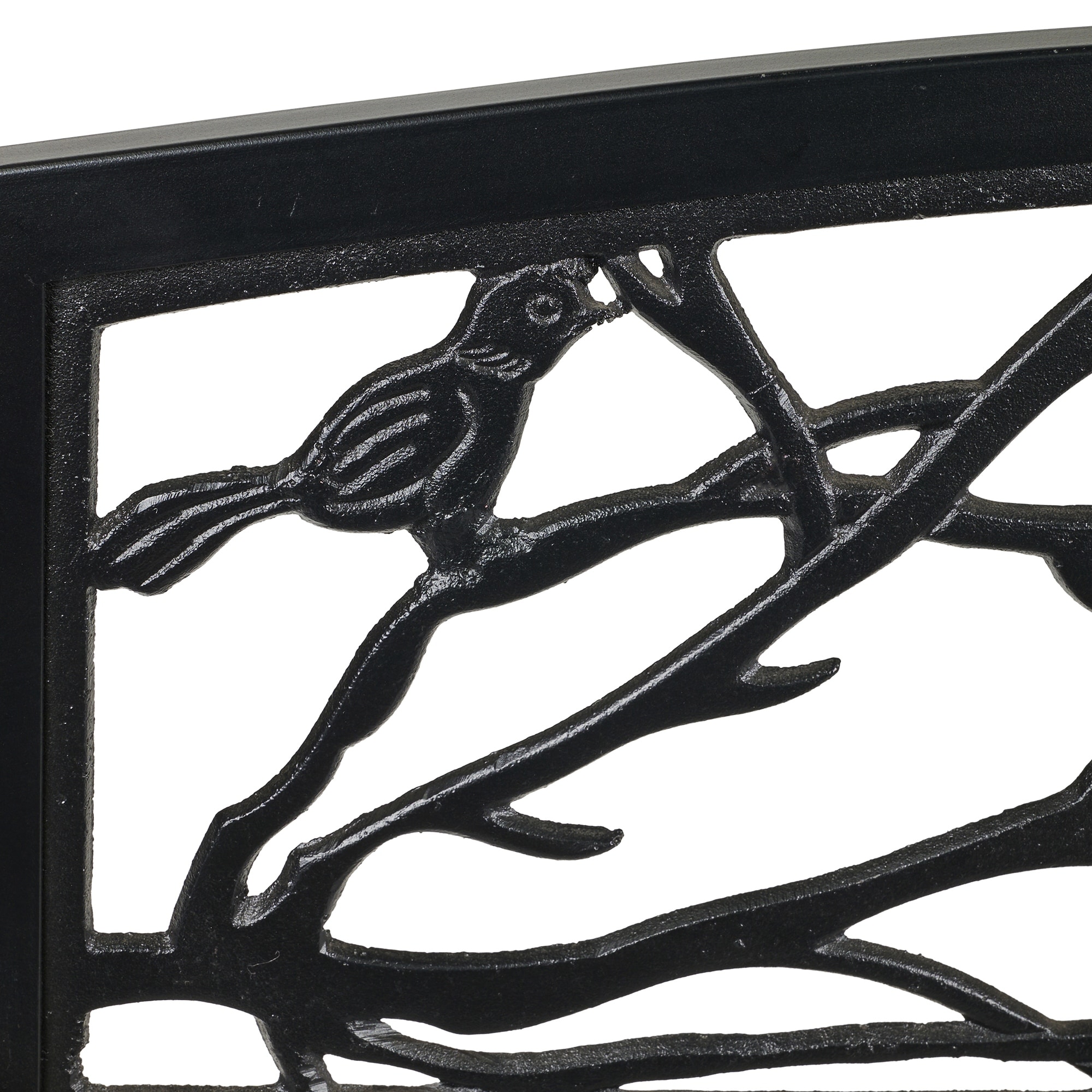 Black Birds And Branches Garden Bench