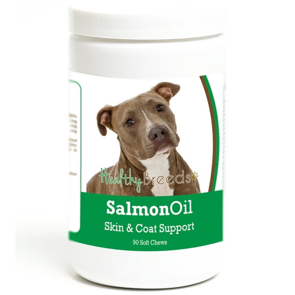 Healthy Breeds Pit Bull Salmon Oil Soft Chews 90 Count