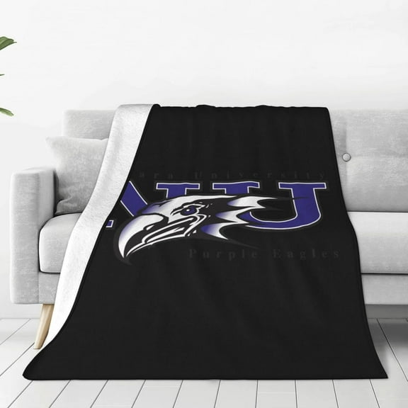 Niagara University Blanket Large Luxury Fleece Soft Anti-Static Anti-Pilling Flannel Bed Blanket