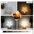 thumbnail image 3 of Lámpara Táctil Regulable Para Mesita De Noche De Dormitorio Estrella, 3 of 4
