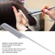 thumbnail image 2 of Hombres Mujeres Peine De Peinado, Peine De Pelo De Cola De Rata De Salón, Peine Profesional De Metal De Aluminio Para Peluquero Para Todo Tipo De Cabello(Plata) Ecomeon no, 2 of 4