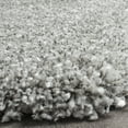 thumbnail image 3 of SAFAVIEH Santa Monica Chelsey Solid Shag Area Rug, Silver, 8' x 10', 3 of 7
