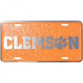 thumbnail image 1 of Plaque d'Immatriculation en Métal Mosaïque Clemson Tigers, 1 of 1