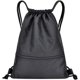 thumbnail image 1 of 1 Uds. Bolsa de gimnasio con cordón, bolsa de natación con cordón negro, bolsas deportivas con cordón de PE, mochila impermeable con bolsillo y cremallera, para mujeres y hombres (40*47cm), 1 of 5