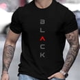 thumbnail image 1 of Men'S Trendy Letter Print Comfortable And Soft Shoulder T-Shirt, 1 of 5