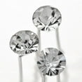 thumbnail image 2 of Set of 20 Rhinestone Hair Pin For Wedding Bouquet, Flower Embellishment, Wedding Favor, Bridal Bridal Hair Pin 10mm, 2 of 2