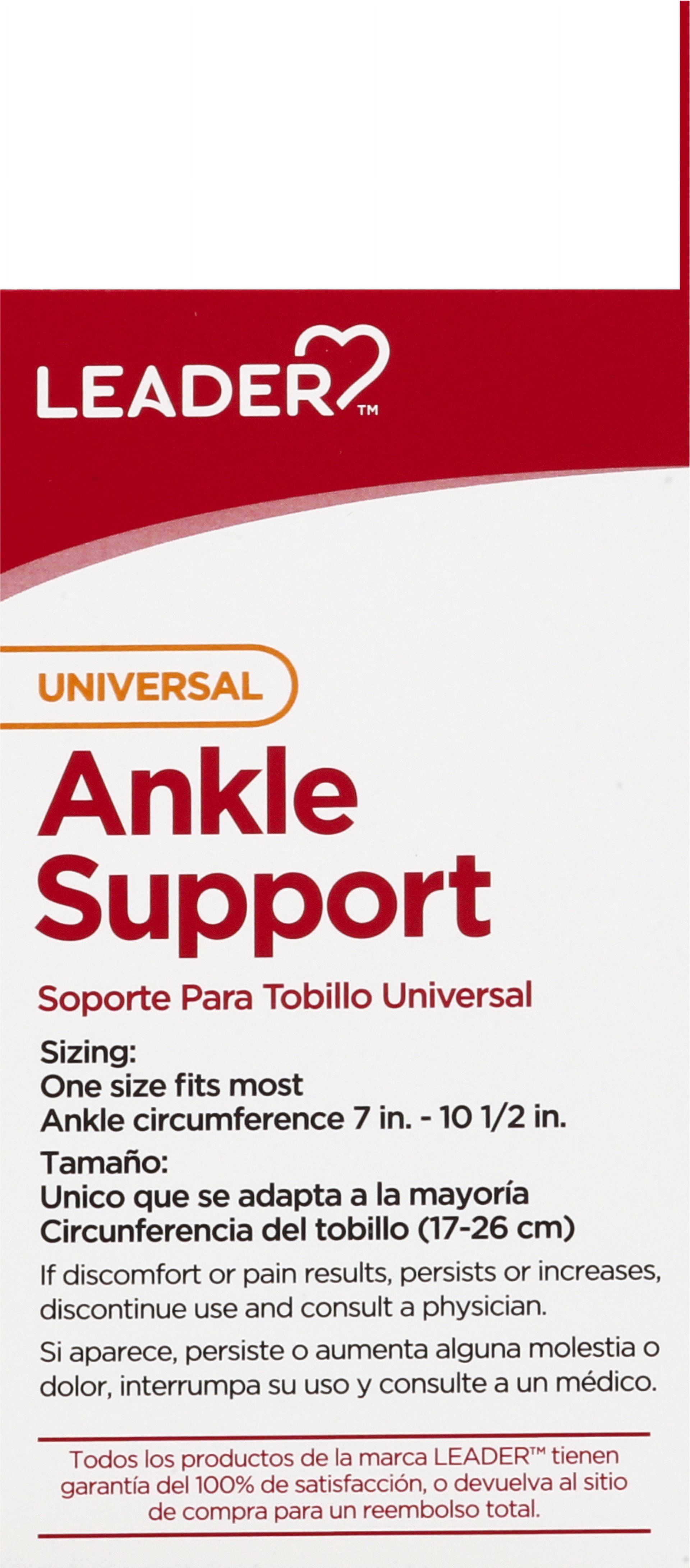 Leader Ankle Support Neoprene Brace One Size