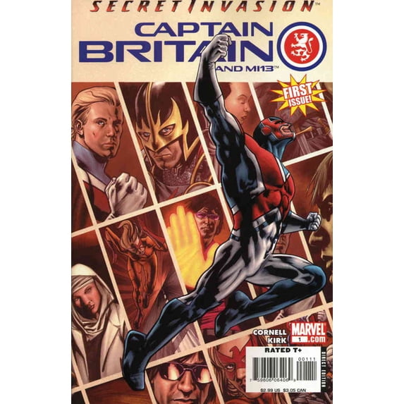 Captain Britain and MI:13 #1 VF ; Marvel Comic Book