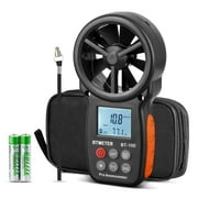 Btmeter BT-100 Digital Handheld Anemometer,0-30m/s Wind Speed Test,MAX/MIN/AVG measurement, Data Hold