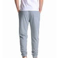 thumbnail image 3 of Bigersell Women's High Tapered Pant Full Length Pants Men And Women Can Wear Solid Color Drawstring Jogging Trousers Blue Pants for Ladies, 3 of 7