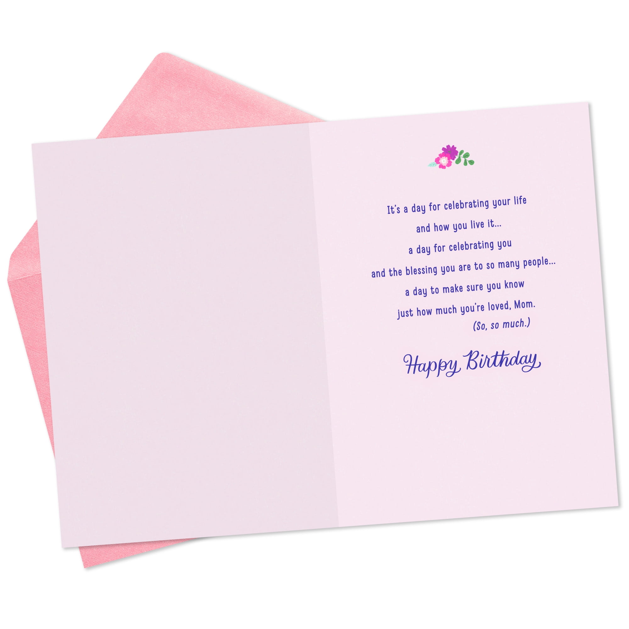 Hallmark Birthday Card for Mom (Big Heart, Beautiful Spirit), 1 count