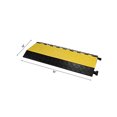 thumbnail image 2 of VEVOR 5 Channel Cable Protectors Extreme Rubber Cable Ramps Heavy Duty Protective Cable Wire Cord Ramp Driveway Rubber Traffic Speed Bumps Cable Protector (5-Channel, 1Pack-18000Lb), 2 of 9