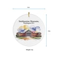 thumbnail image 5 of Washington DC Smithsonian Museums Christmas Ornament, Collection of City Travel Souvenirs for Family and Friends, Christmas Tree Ornament City Travel, Trips of The Year, 5 of 5