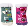 thumbnail image 2 of Children's MUK LUKS 2-Pack Cabin Sock Rain/Bubblegum M (11), 2 of 2