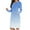 Blue 1, variant on Kaemgyyd Casual Dress for Women Fall Fashion Color Block Hooded Midi Dress Loose Button Drawstring Sweatshirt Dress with Pockets