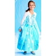 thumbnail image 2 of Disney Frozen Elsa Winged Sleeve Dress (Size 5/6), 2 of 2
