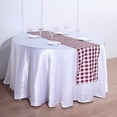 thumbnail image 6 of BalsaCircle 14" x 108" Gingham Checkered Table Runner Party Linens Burgundy, 6 of 8