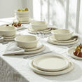 thumbnail image 4 of Stone Lain Capri 12-Piece Dinnerware Set Stoneware, White, 4 of 8