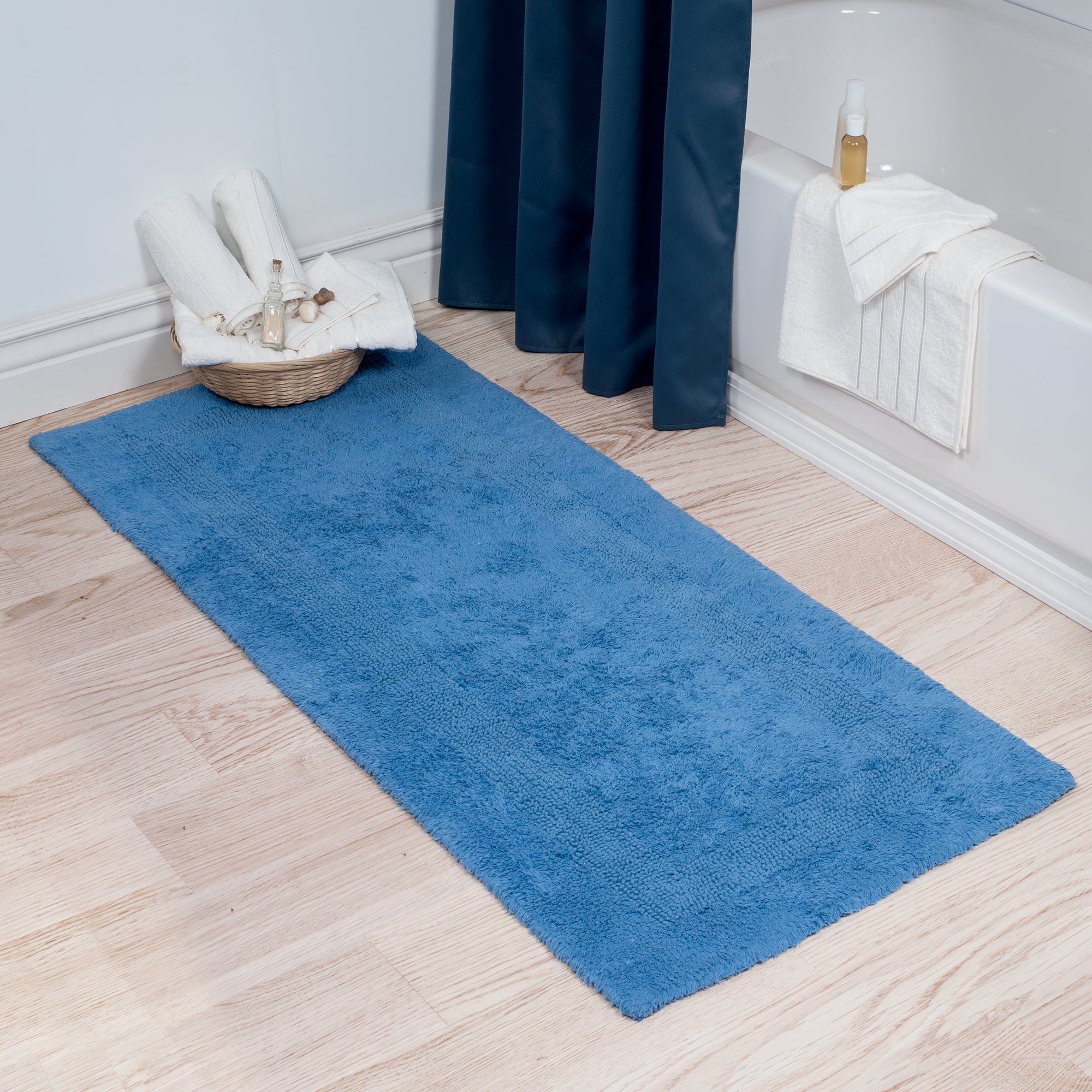 Bath Mat in Navy 100%  Supersoft Deep Pile Cotton   CLEARANCE SALE 
