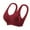 *Wine, variant on CENGNIAN No Boundaries Women's Push Up Wireless Sports Bras,Womens Seamless Anti Sagging Underwear,Full Coverage Supportive Fit Bras For Ladies,Beige,Size L