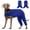 Blue, variant on HQREA Dog Recovery Suit for Medium Large Dogs Female Body Suits after Surgery Two-legs Doggy Onesie for Stop Licking & Wound Protection