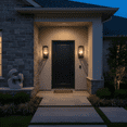 thumbnail image 2 of Westover 2-Light Earth Black Outdoor Wall Lantern, 2 of 6