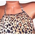thumbnail image 4 of Victoria's Secret One Piece Swim Large Leopard Animal Print Macrame Size Medium NWT, 4 of 4