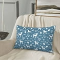 thumbnail image 5 of Uemuo Poodle Dog Print Throw Pillow Case – Cozy & Soft Cushion Cover, Hypoallergenic Pillow Case for Sleeping, Perfect for Women with Envelope Closure-16"x24", 5 of 6