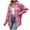 Hot Pink, variant on Long Sleeve Plaid Shirt for Women Button Down Shirts Buffalo Shackets Business Casual Blouses Pink, L