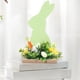 thumbnail image 5 of Decoraciones de Pascua, regalos de Pascua, adornos de Pascua, conejito de Pascua, tres piezas, huevos, decoración de mesa, adornos de madera, tablero de densidad, decoración para actividades festivas, 5 of 8