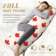 thumbnail image 5 of KLL Ultra Soft Microfiber Body Pillow Cover/Pillowcases 20"x54" with Hidden Zipper Closure-Happy Canada Day, 5 of 8