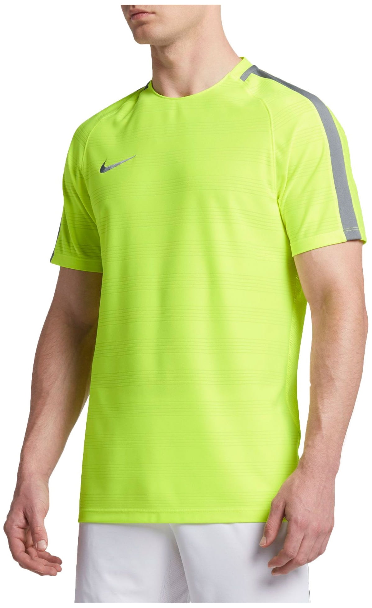 Nike - Nike Men's Dry Squad Soccer T-Shirt - Volt/Black - Size S ...