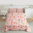 thumbnail image 2 of Castle Fairy Kids Santa Claus 2pcs Bedding Comforter Set,Merry Christmas Twin Comforter Sets,Festival Xmas Breathable Bedding Set,Ultra Soft Home Decor, 2 of 8