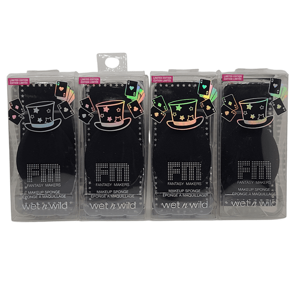 4 Pack Wet N Wild Fantasy Makers Makeup Sponge - Black
