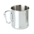 thumbnail image 2 of Tazas de camping de doble capa Durabilidad Utensilios de material acero inoxidable de 300 ml Taza de mosquetón atornillado para shamjiam Taza de acero inoxidable, 2 of 9