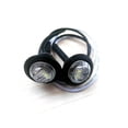 thumbnail image 4 of Luces de marcador LED 3/4 pulgadas mini ojales de goma de caucho Sólido Durabilidad impermeable Camión Luz lateral para la nave de camión SUV Bicicleta Blanco 4 piezas Yuarrent VI014330-02, 4 of 7