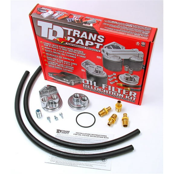 Trans-Dapt 1150 TDP1150 OIL FLTR RELO KIT SNGL 18MM Fits select: 1988-2000 CHEVROLET GMT-400, 1995-2000 CHEVROLET TAHOE