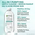 thumbnail image 4 of Agua micelar, ácido salicílico Garnier, 400 ml, paquete de 2, 4 of 8