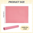 thumbnail image 2 of 1pc Washable PEVA Liner Mats for Drawer Refrigerator Rectangle Hot Pink 3000x302x0.3mm, 2 of 5